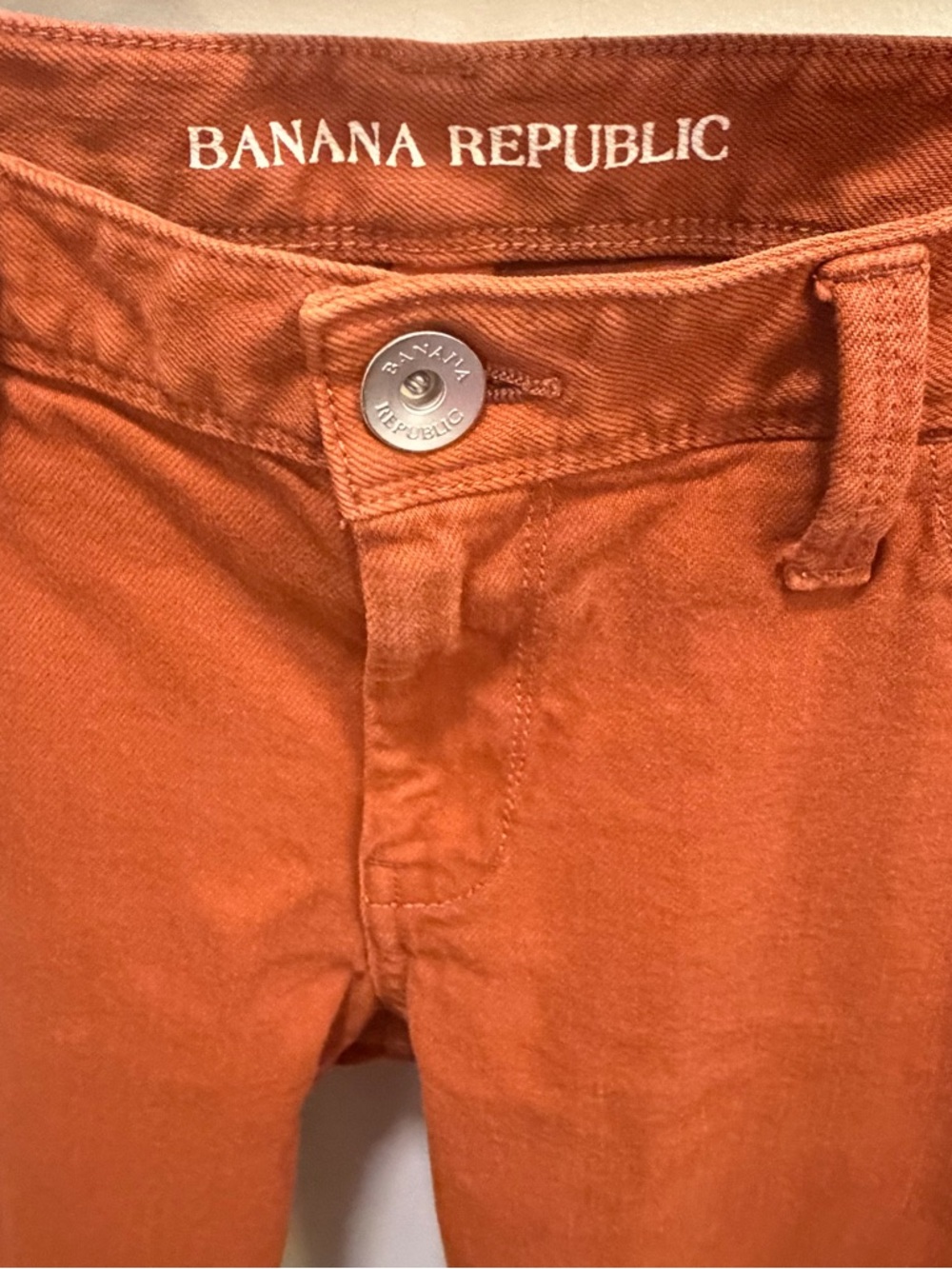 Banana Republic Sz 29 Burnt Orange Skinny Jeans